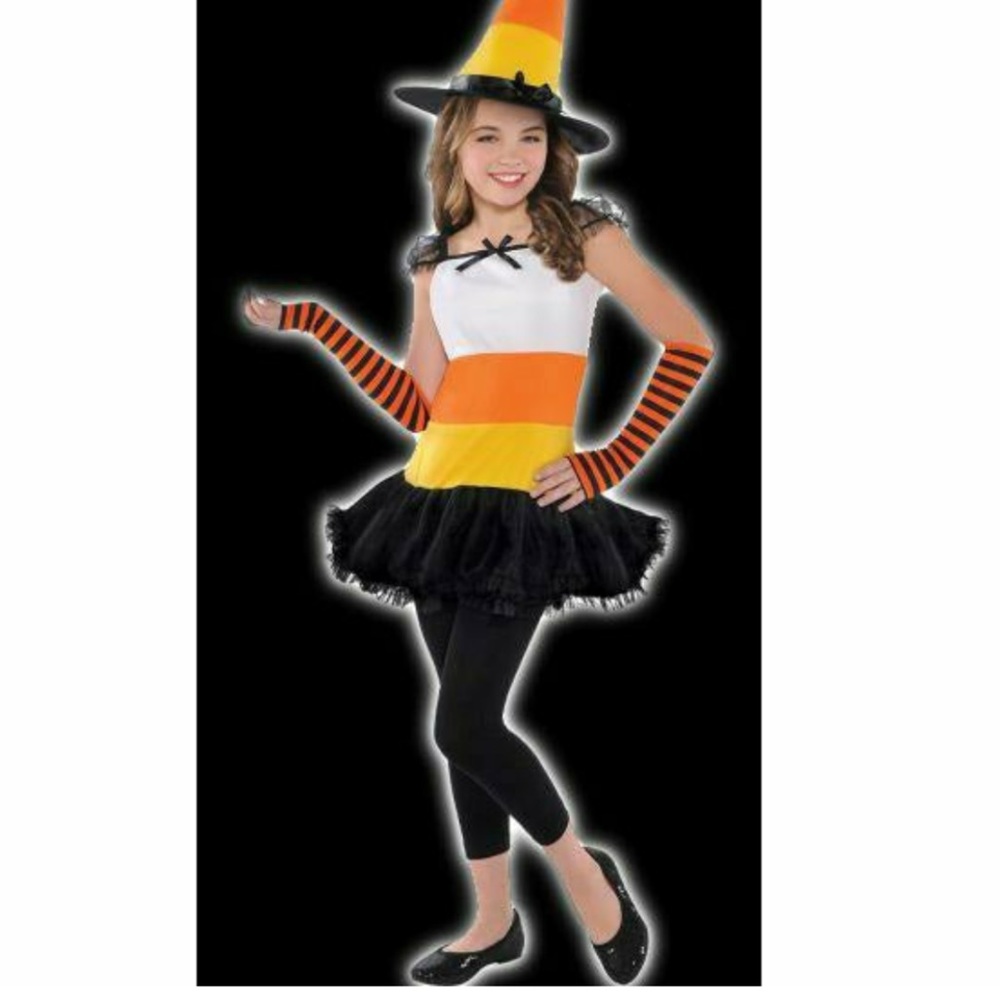 Candycorn witch costume